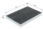 BOSCH  Filter,salongiõhk 1 987 435 560