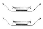BOSCH Lisakomplekt, ketaspiduriklotsid 1 987 474 029