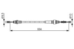 BOSCH Käsipiduri tross 1 987 482 365