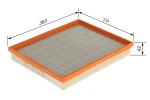 BOSCH Õhufilter F 026 400 013