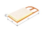 BOSCH Õhufilter F 026 400 019