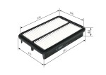 BOSCH Õhufilter F 026 400 044