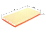 BOSCH  Õhufilter F 026 400 122