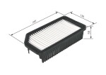 BOSCH Õhufilter F 026 400 137