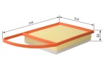 BOSCH  Õhufilter F 026 400 220