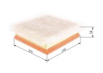 BOSCH Õhufilter F 026 400 235