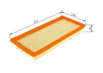 BOSCH Õhufilter F 026 400 258