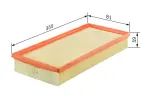 BOSCH  Õhufilter F 026 400 387