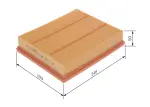 BOSCH  Õhufilter F 026 400 553