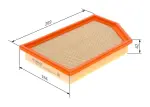 BOSCH Воздушный фильтр F 026 400 586