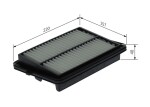 BOSCH  Õhufilter F 026 400 649