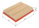 BOSCH  Õhufilter F 026 400 672