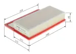 BOSCH Õhufilter F 026 400 680