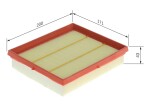 BOSCH Õhufilter F 026 400 728