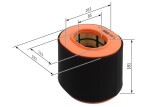 BOSCH Õhufilter F 026 400 876
