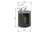 BOSCH  Kütusefilter F 026 402 065