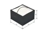 BOSCH  Kütusefilter F 026 402 150