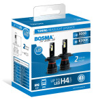 LED H4 12V kuni LED 6000K 3000LM