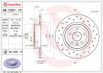 BREMBO Тормозной диск XTRA LINE - Xtra 08.C301.1X