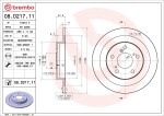 BREMBO  Piduriketas PRIME LINE - UV Coated 08.D217.11