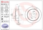 BREMBO Piduriketas PRIME LINE - UV Coated 08.D415.11