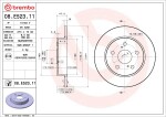 BREMBO  Piduriketas PRIME LINE - UV Coated 08.E523.11
