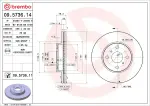 BREMBO Piduriketas PRIME LINE - UV Coated 09.5736.11