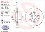 BREMBO  Piduriketas COATED DISC LINE 09.A427.31