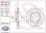 BREMBO Piduriketas XTRA LINE - Xtra 09.A738.1X
