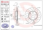 BREMBO Piduriketas XTRA LINE - Xtra 09.B343.4X