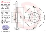 BREMBO Piduriketas PRIME LINE - UV Coated 09.B969.11