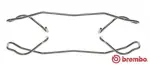 BREMBO  Lisakomplekt,Pidurisadul PRIME LINE A 02 202