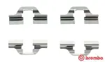 BREMBO  Lisakomplekt, ketaspiduriklotsid A 02 205