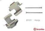 BREMBO  Lisakomplekt, ketaspiduriklotsid PRIME LINE A 02 244