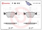 BREMBO  Piduriklotsi komplekt,ketaspidur P 06 012