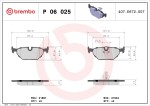 BREMBO  Piduriklotsi komplekt,ketaspidur P 06 025