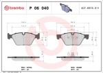 BREMBO  Piduriklotsi komplekt,ketaspidur PRIME LINE P 06 040