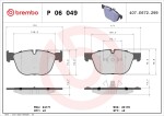 BREMBO  Piduriklotsi komplekt,ketaspidur P 06 049