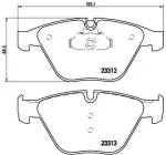 BREMBO  Piduriklotsi komplekt,ketaspidur P 06 054