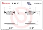 BREMBO  Piduriklotsi komplekt,ketaspidur P 06 071