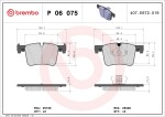 BREMBO  Piduriklotsi komplekt,ketaspidur P 06 075