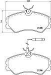 BREMBO Piduriklotsi komplekt,  ketaspidur PRIME LINE P 23 023