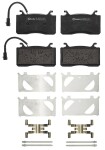 BREMBO  Piduriklotsi komplekt,ketaspidur PRIME LINE P 23 187