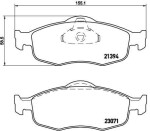 BREMBO Piduriklotsi komplekt,  ketaspidur PRIME LINE P 24 037