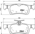 BREMBO Piduriklotsi komplekt,  ketaspidur PRIME LINE P 24 204