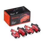 BREMBO Piduriklotsi komplekt,  ketaspidur XTRA LINE P 37 016X