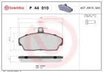 BREMBO Piduriklotsi komplekt,  ketaspidur PRIME LINE P 44 010