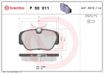 BREMBO  Piduriklotsi komplekt,ketaspidur PRIME LINE P 50 011