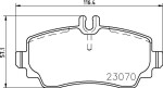 BREMBO Piduriklotsi komplekt,  ketaspidur PRIME LINE P 50 047