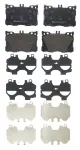 BREMBO  Piduriklotsi komplekt,ketaspidur P 50 139